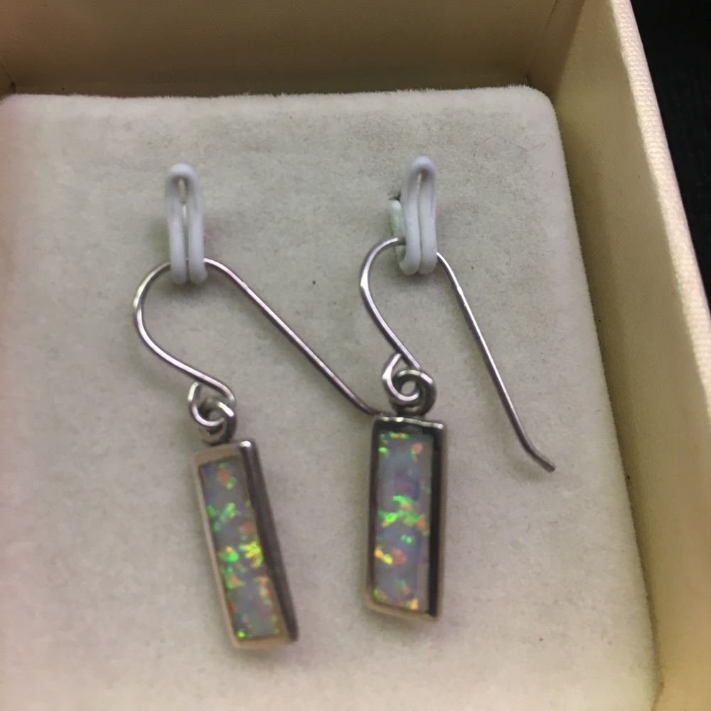 Sterling Opal earrings